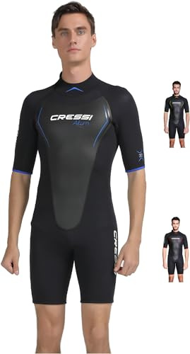 Cressi ALTUM Man 3MM Shorty Wetsuit Black/Blue XXXL/7