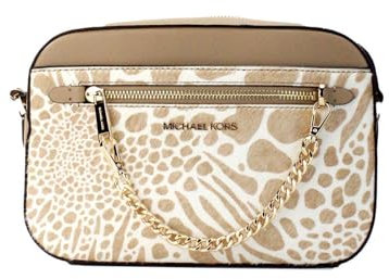 Michael Kors Damen Jet Set Item Large East West Chain Crossbody, CAMEL