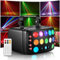 MusyVocay 50W Luces Discoteca, Control Remoto y Control de voz DMX512, con8 Efectos de Marquesina, Ideal Para IluminacióN de Escenario en Fiestas, Bodas y CumpleañOs
