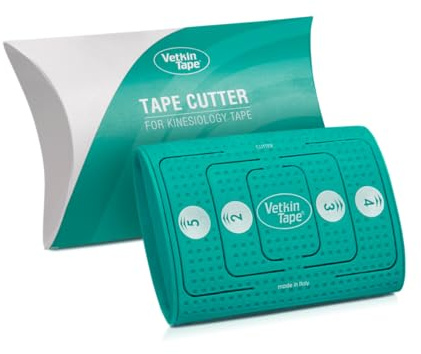 VETKIN Kinesiology Tape Cutter for 2.4'' Tapes, Pre-Cut Kinesiology Tape