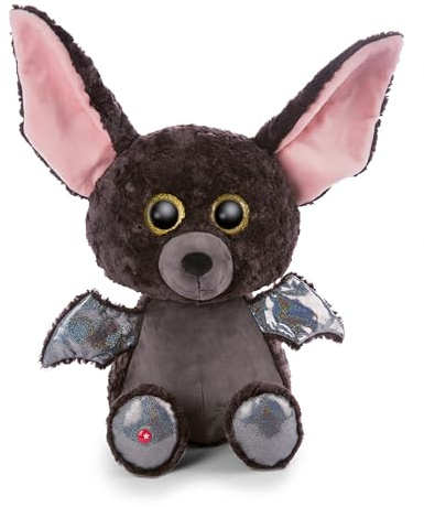 NICI GLUBSCHIS Kuscheltier Fledermaus Baako 45cm – schwarz – Weiches Plüschtier – niedliches Stofftier zum Kuscheln & Spielen – tolle Geschenkidee für Kinder & Erwachsene – 62644