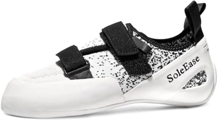 SoleEase Entry-Level All-Around Men & Women Climbing Shoes for Gym and Sport Climbing (007Grey,46)