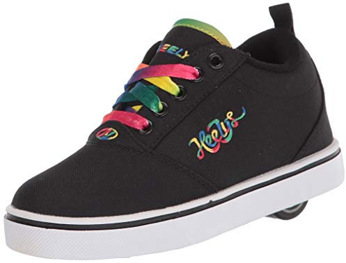 Heelys Mädchen Pro 20 (He100771) Schuhe mit Rollen, Schwarzer Regenbogen
