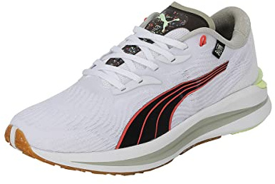 PUMA mäns Electrify Nitro 2 Fmrunning sko, Puma vit Puma svart eldlampa, 46 EU