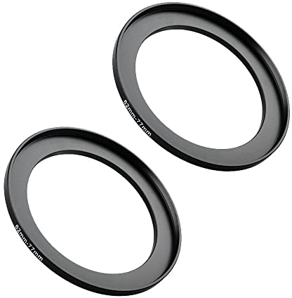 Anello adattatore step up per filtro obiettivo da 62 a 77 mm, filtro da 62 mm a 77 mm, paraluce, convertitore obiettivo e altri accessori (2 confezioni), anello Fire Rock Aviation in lega di alluminio