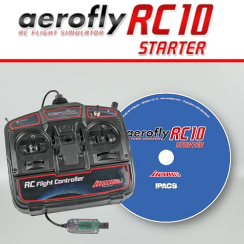 aeroflyRC10 STARTER auf DVD für Windows mit USB FlightController