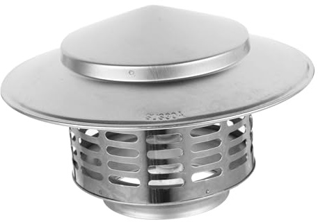 Yardenfun Copertura in Acciaio Inossidabile Cappuccio Antipioggia Per Tubi Copertura Protettiva Pioggia Design Spesso e Monoblocco