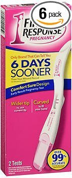 First Response Early Result Pregnancy Tests - 2 ct, Pack of 6