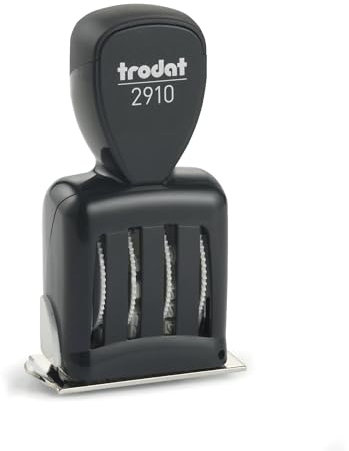 Datumstempel Trodat Classic 2910/P03 custom (54x24 mm - 2 Zeilen) mit individueller Textplatte