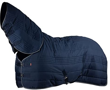 Horze Kingsley Combo Stalldecke mit Halsteil, 300g, Blau, 145