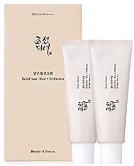 Beauty of Joseon - Set de protector solar de Arroz + Probióticos (50 ml*2 unidades) SPF 50+ PA++++