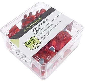 Kfz Sicherung Standard 10A 50 Stück Flachsicherung Sicherungsbox