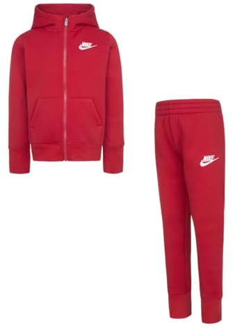 Nike Sustainable Fz Set per bambini Gym Red 3/4 anni