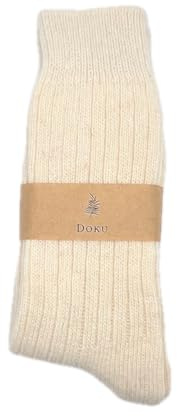 Pure 100% Lambswool, Natural Wool and Dye Free Socks