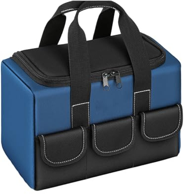 Bolsa de herramientas grande resistente, bolsa de herramientas para electricista | Bolsa de transporte de herramientas grande Bolsa de electricista - Bolsa de herramientas de trabajo organizador de al