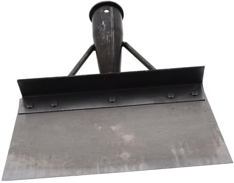 FONDOTIN Fouloir Métal pour Nettoyage De Fientes De Volailles Outil Pratique pour Poulaillers Canards Et Autres Animaux De Ferme Résistant Et Ergonomique Lame pour Ramassage