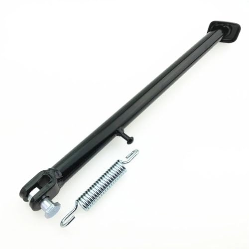 TANGSIYANG Moto BéQuille LatéRale Cadre de Support de Support latéral de Motocross 36cm Longueur 40cm Support Noir de Type étendu avec Voiture électrique à vis à Ressort BéQuille De Moto(36cm)