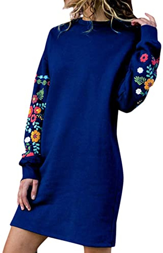 Robe Femme,Robe Hiver Femme, Pull, Longue, en Laine, Automne, Grande Taille, Robes, Manche, Chic et Elegant, Jupe, Chemise, Longues, Chaude, Tunique, Courte, d'hiver, Dress, Verte, Patineuse, Femmes