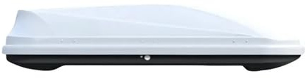 LONPEXDT Cajas De Techo Impermeables ABS con Capacidad De 480 L para Enganche De Enganche Portaequipajes para Techo De Coche Cubierta Carga Retráctil(Blanco)