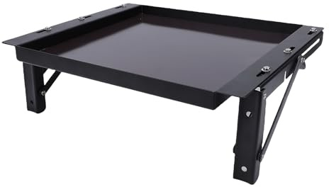 Luocute Table Magnétique Pliante, Station de Travail Mobile avec Panneau D'extension de Plateau Recouvert de Caoutchouc, Remplacement pour Système de Boîte à Outils, 11,81 X 11,81