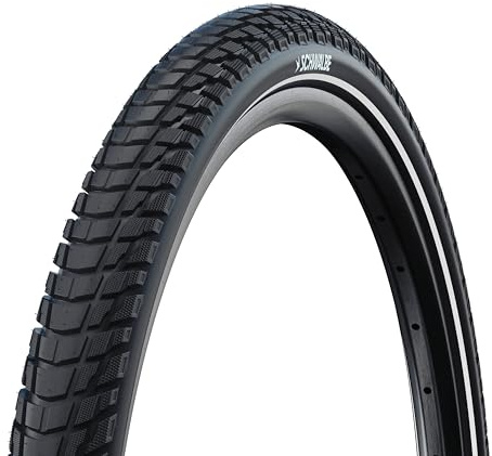 Schwalbe Marathon Plus Tour Performance Line Pneu de vélo en métal Noir/réfléchissant 26 x 2,00