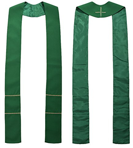 BLESSUME Church Pastor Mass Stole (Green)