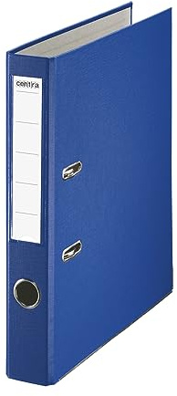 Centra 231863 A4 50 mm PP Metal Shoe Lever Arch Files - Blue