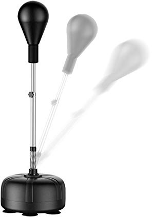 FFitness PUNCHING BALL BOXE X ADULTI SPEED BALL H 140-160CM RIMBALZANTE PALLA DA PUNZONATURA X ALLENAMENTO