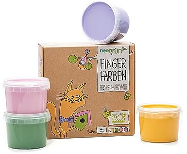 neogrün Fingerfarben 4er Set Luka 50101