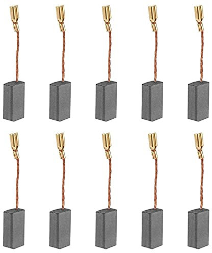 UYUYong 10PCS Balais de Charbon Brosse à Char-bon Moteur Outil électrique Universel Charbon pour Moteur électrique S1M-FF03-100A/6-100 A86C -16 * 8 * 5 * 46mm