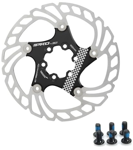Yongness Disco freno per bicicletta 160mm 180mm 203mm Disco freno a disco per bicicletta rotore freno flottante adatto per biciclette da strada, mountain bike, MTB, BMX (Nero, 160mm)