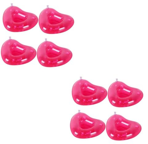 Alasum 8piezas Portavasos Inflables Forma para Bebidas Flotadores De Piscina y Celebraciones Acuáticas