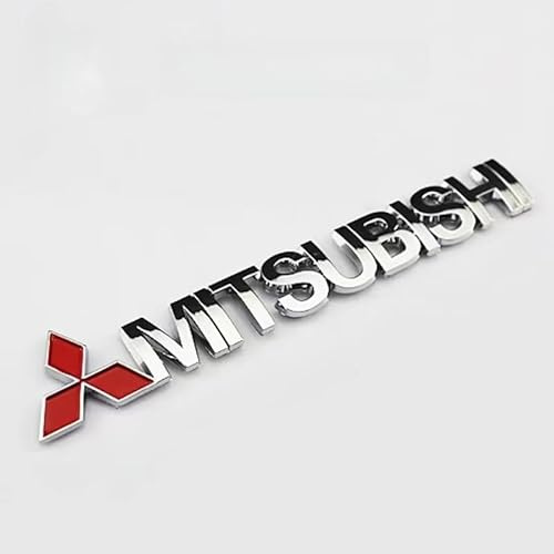 SELUVI Coche Emblema para Mitsubishi Montero Sport 2019-2023, Insignia Adhesivo Logotipo Pegatina Capó Emblema Maletero Pegatina Emblema Adhesivo Metálico de Letras para Coche Accesorios