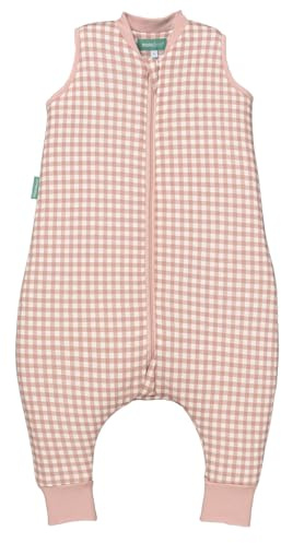 molis&co - Gigoteuse pour bébé avec Pieds - Gigoteuse Tog 2.5 - Turbulette Hiver pour Bébé, Fille Garçon - 100% Coton (certifiée Oeko-TEX) - Dusty Rose (3 Ans)