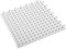 cocoontail 10-Pack Customizable Pet Cage Mats, TPE Ventilated Floor Grids For Rabbits/Cats/Dogs, 6 Colors(White)
