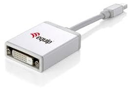 Adaptador - mini displayport macho a dvi hembra, permite conexión de dispositivos con calidad de video alta, resistente y fácil de usar.