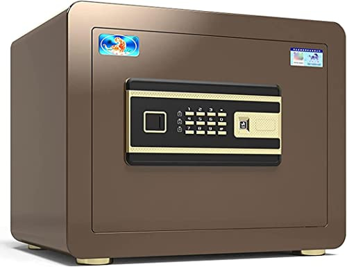 DFGHNBVC Coffres-Forts Domestiques, Coffre-Fort Ignifuge Et Étanche, Serrure Numérique Électronique, Boîtier Tout Acier, Alarme Intelligente, Coffre-Fort Caché, Largeur 35 Cm X 25 Cm X 25 Cm