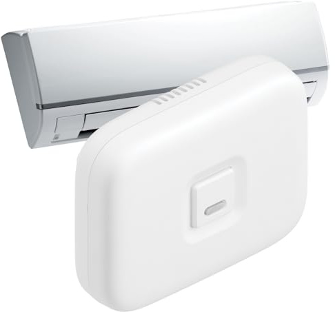 NodOn - Zigbee 3.0 Controleur Climatisation Intelligent Infrarouge - Controle Climatisation à Distance - Usage avec ou sans Télécommande - Compatible Zigbee Home Assistant, Z2M, Homey, ZHA