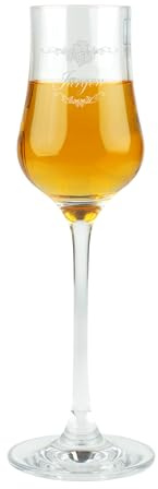 Herz & Heim® Grappaglas personalisiert mit Gravur – Leonardo Glas 85 ml – Schnapsglas mit Name für Grappa & Obstbrand (Ornament)