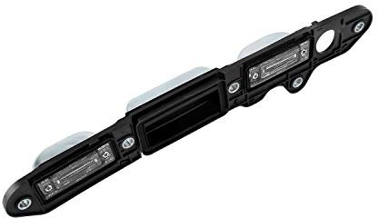 EXLECO Griffleiste Heckklappe 1T0827574L 1T0827574C 1TD827574A Heckklappengriff, Kofferraumgriff Türgriff Schloß Mikroschalter Griffleiste Autozubehör kompatibel mit Touran Golf Passat B6 EU-Version