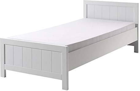 Vipack Bett, Kiefer, Weiß, 90 x 200 cm