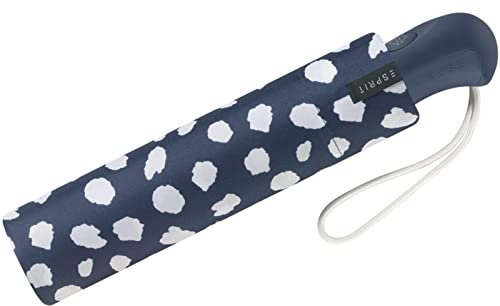 Esprit Taschenschirm Easymatic Light Auf-Zu Automatik Petal Rain - Sailor Blue