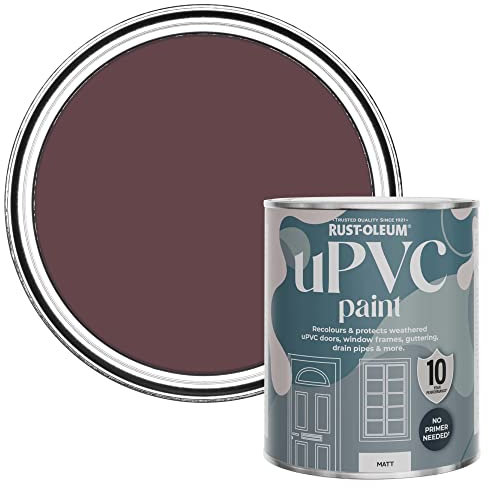 Rust-Oleum Purple uPVC Door and Window Paint in Matt Finish - Mulberry Street 750ml