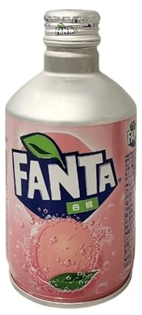 Fanta White Peach Boisson gazeuse du Japon 300 ml (6)