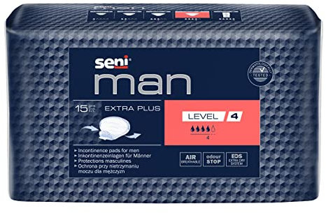 Seni man extra pluve livello 4 Incontinenza inserisci 15 pezzi