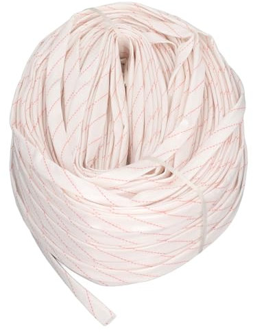 LOCADENCE Gaine tressée, 100 m de Long, 10 mm de diamètre intérieur, Manchon de câble tressé, Manchon de florins en Fibre de Verre, Rouleau d'enveloppe de Conduite