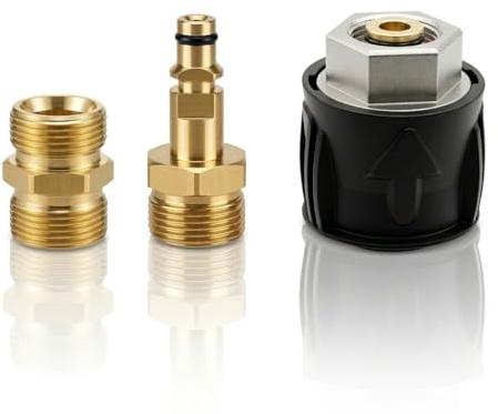 Tubo adattatore della lavatrice ad alta pressione Quick Fitting M22-14mm Quick Connect Convertire o rilasciare KC-Serie K2 - K7 Raccordo femminile, Tubo di conversione della pistola della lavatrice