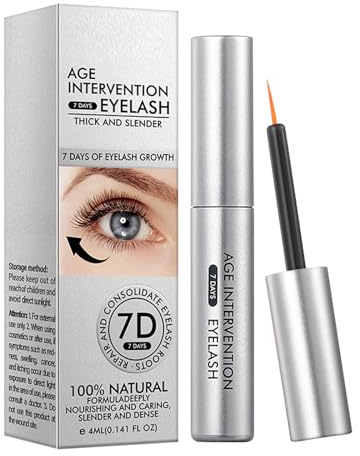 Serum Pousse Cils 4ml, Protège et Rehaussement Cils, Croissance Rapide, épais Fournis Longs, Soin Nourrissant et Hydratant Intensif, Sans Hormone, Idéal pour un Soin Quotidien