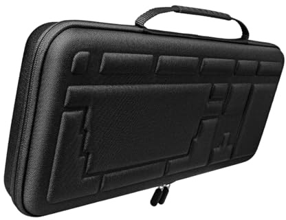 Gramigg Tastatur-Reisetasche für 108 Tasten, ergonomische Aufbewahrung, staubdicht, wasserdicht, EVA, wasserdichte Hülle