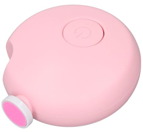 Chiyyak Tagliaunghie Elettrico Design a Basso Rumore Lucidatore per Unghie Portatile a Batteria Levigatura delle Unghie Senza Rumore per un Ambiente Tranquillo (Rosa)